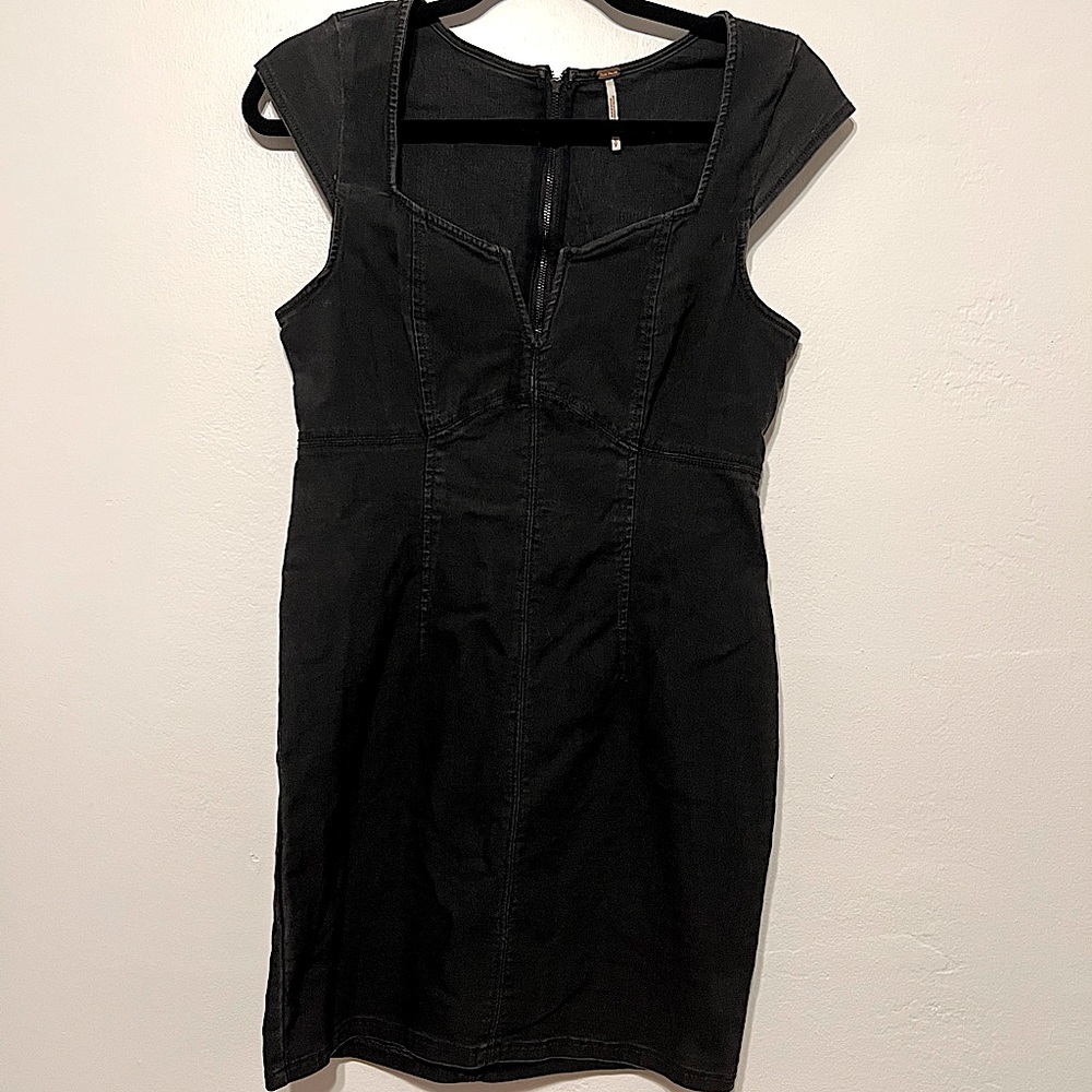 Free People Denim Mini Dress